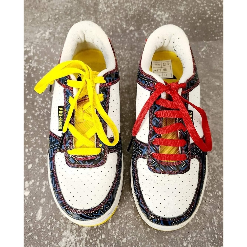 Pac Man Pro Keds Sneakers Youth 5.5 Womens 7 To 7.5